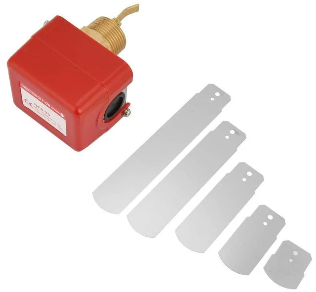 Main image of HFS-25 Water Switch Paddle Control SPDT Contacts Partial Stainless Steel Type 1" Connector 1.0MPa 6-380V