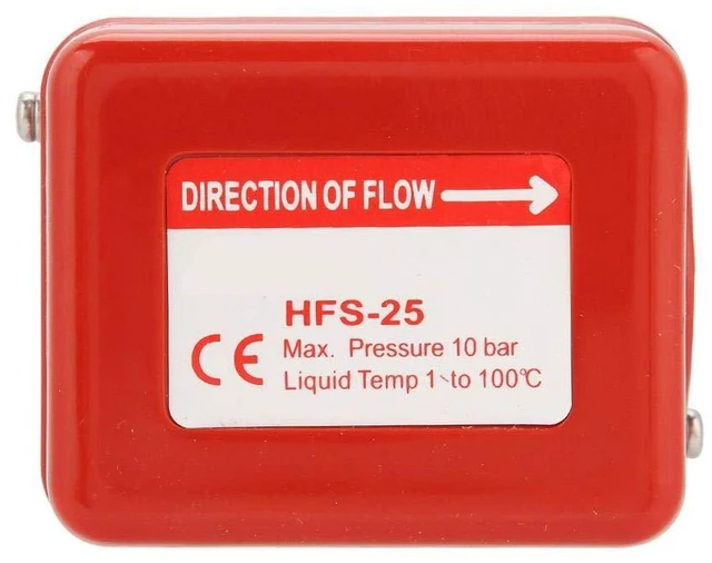 Alt view image 4 of 6 - HFS-25 Water Switch Paddle Control SPDT Contacts Partial Stainless Steel Type 1" Connector 1.0MPa 6-380V