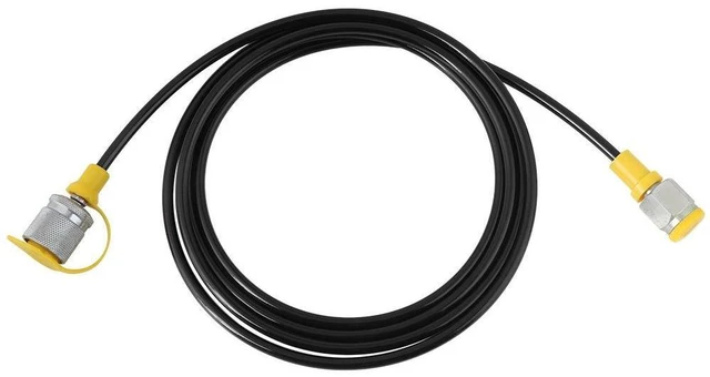Main image of Hydraulic Pressure Test Hose 64Mpa Hydraulic Test Line Test Couling Hose for Excavator Construction Machinery Testing Coupling Point Thickness 1.5 mm Length 2m/6FT