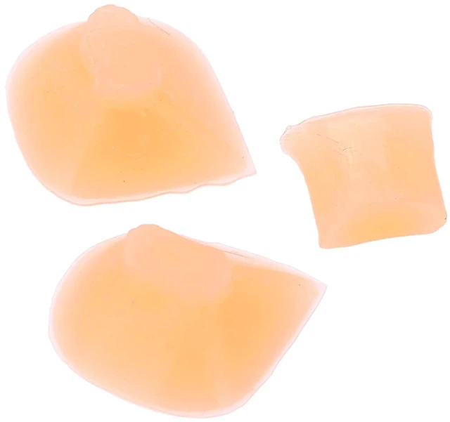 Alt view image 3 of 6 - Flute Key Pads Silicone Mute Covers Light Yellow 6Pcs Flute Brick Pads Key Cover Replacement Musical Instrument Parts Accessories for All Flutes