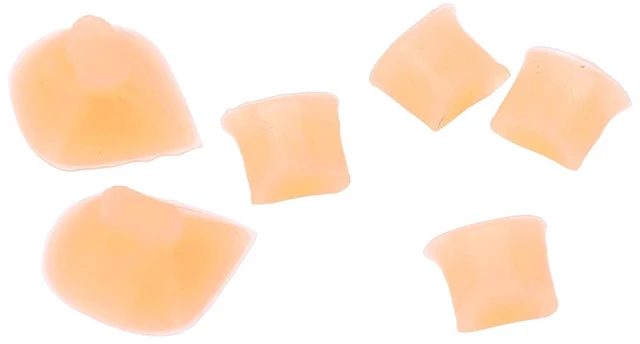 Main image of Flute Key Pads Silicone Mute Covers Light Yellow 6Pcs Flute Brick Pads Key Cover Replacement Musical Instrument Parts Accessories for All Flutes