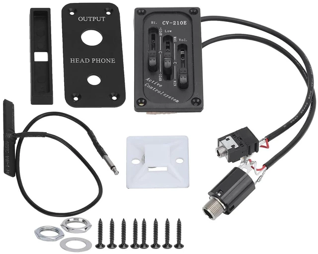Main image of Electric Violin Pickup, CV-210E Silent EQ with Tone Control