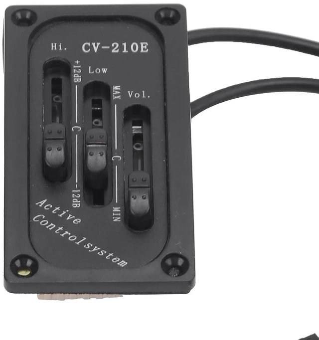 Alt view image 4 of 6 - Electric Violin Pickup, CV-210E Silent EQ with Tone Control
