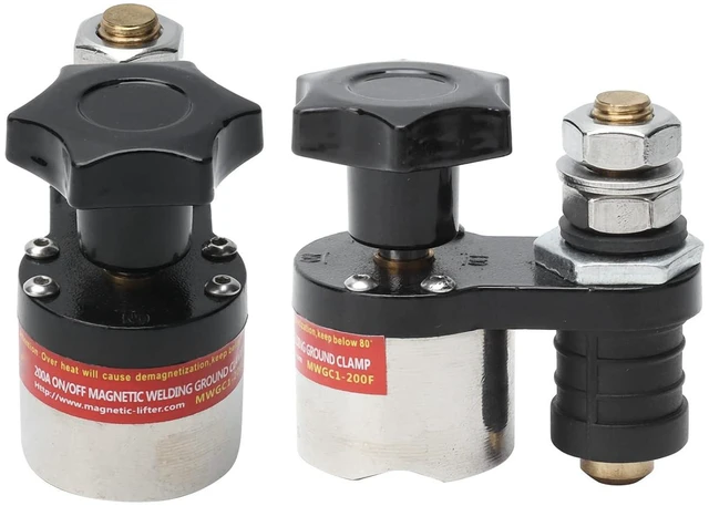Alt view image 4 of 6 - Industrial Welding Machine Groundg Welding Dent Puller Magnetic Ground Clamp Grounding Magnet Connector Magnetic Switch (MWGC1-200F)