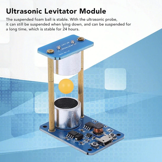 Alt view image 5 of 6 - Walfront Acoustic Levitator Ultrasonic Suspension Module Standing Wave Controller DIY Learning Kit for Student Science Experiment Physics Education