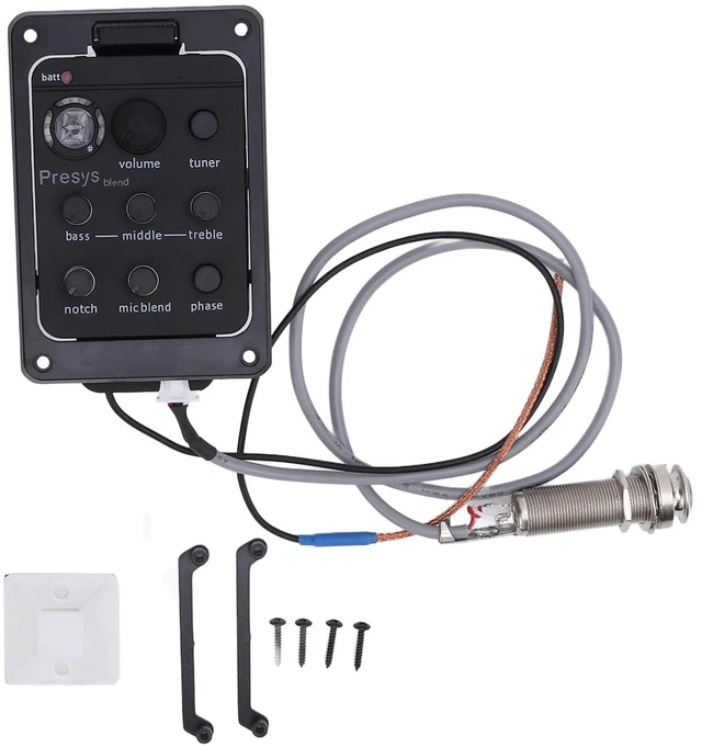 Main image of Acoustic Electric Guitar Preamplifier Tuner Guitar Preamp Equalizer Guitar Pick Up Band Preamplifier EQ Equalizer