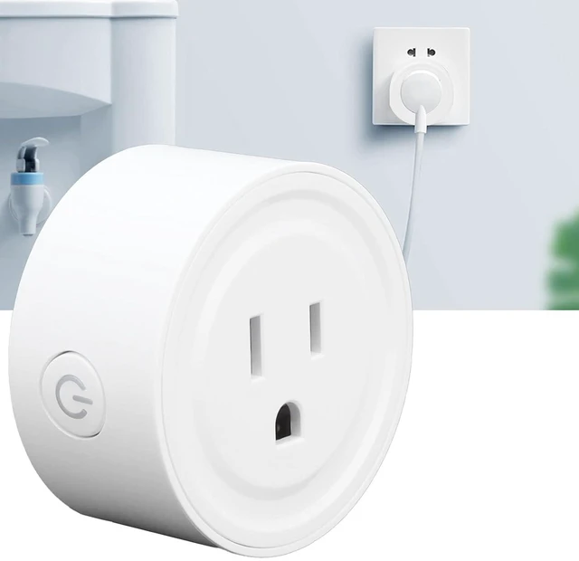 Alt view image 6 of 6 - Smart Plug Socket WiFi Outlet AC100-240V with Remote Control & Timer Function On Off Switch Plug 50/60HZ for Industry Household Appliances US Plug 2.4GHz WiFi Only