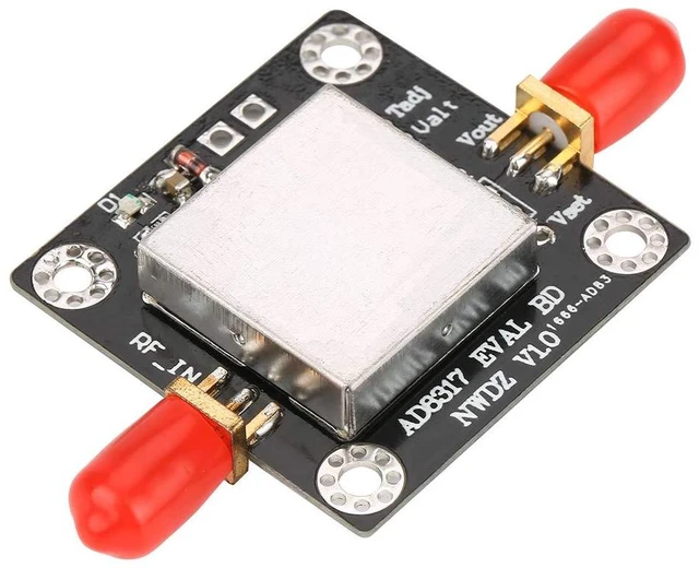 Main image of Logarithmic Detector RF Power Meter Module AD8317 1MHz-10GHz Frequency Range with 60dB Dynamic Range for Amplifier