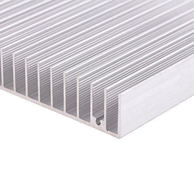 Alt view image 5 of 6 - Heatsink Aluminum Heat Sink 100x100x18mm with 16 Fins for Transistor Semiconductor Devices Voltage Regulator Amplifier Cooling Silver