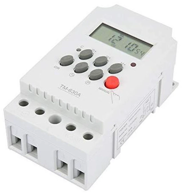 Alt view image 2 of 6 - TM630A 12V DC Mini LCD Digital Microcomputer Control Power Timer Switch for Advertisement Light Box/Street Lamp/Oven/Broadcasting Equipment(DC 12V)
