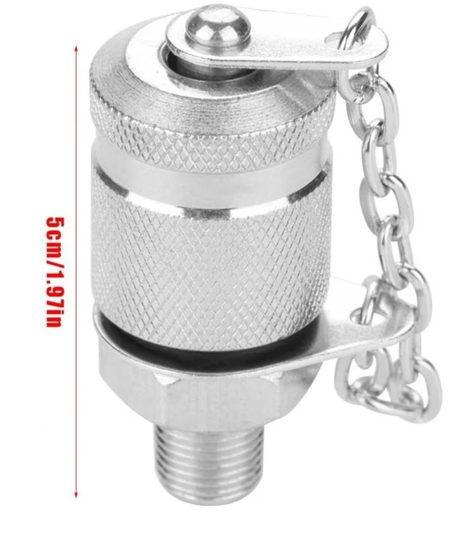 Alt view image 2 of 6 - Hydraulic Pressure Test Coupling Kit 63MPa/630BAR Hydraulic Pressure Test Point Test Coupling Adapter for Hydraulic System Caterpillar (G1/8)