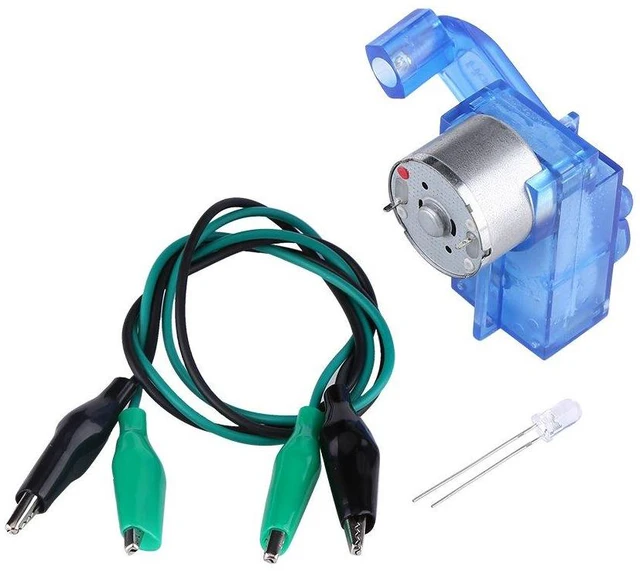 Alt view image 3 of 6 - Hand Crank Driven Electricity Generator Mechanical Emergency Power Education Kits Hand Crank Generator Hand Generator Pedal Generator Science Kit 3V~6V