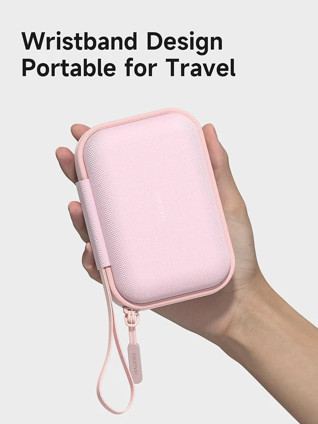 Alt view image 6 of 6 - Hagibis Carrying Case for CCD Cameras, Portable Travel Vlogging Camera Storage Holder Travel Bag EVA Hard Shell Handbag for KODAK Canon Sony Digital Camera