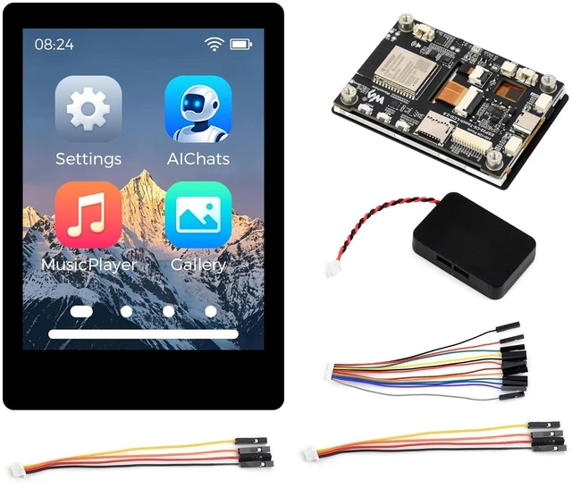 Main image of ESP32-C6 2.8inch IPS Cap Touch Screen Dev Board, Support AI Chat,with Batt