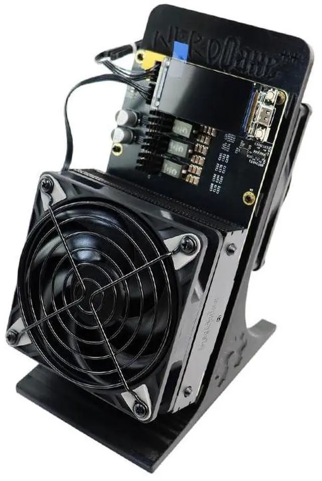 Alt view image 4 of 4 - DigLucky NerdQaxe++ 6.1 6.0 TH/s SHA256 Desktop Solo Miner, 100W XT30 Power Architecture, 1.9-inch LCD, 2.4GHz WiFi Edge Node