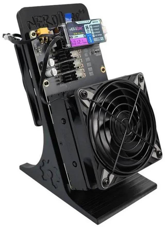 Main image of DigLucky NerdQaxe++ 6.1 6.0 TH/s SHA256 Desktop Solo Miner, 100W XT30 Power Architecture, 1.9-inch LCD, 2.4GHz WiFi Edge Node