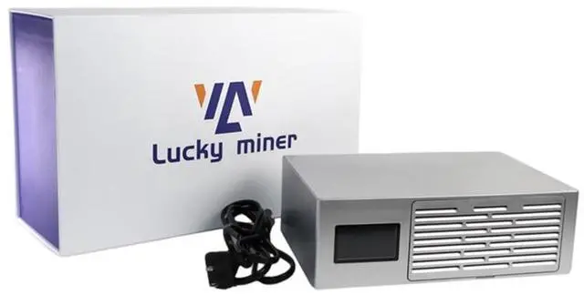 Alt view image 5 of 5 - DigLucky LuckyMiner LV08 Pro 7.0 TH/s ASIC Miner, Built-in 150W PSU, 38dBA Desktop Solo Miner, 2.4GHz WiFi Bitcoin Miner Hardware Node