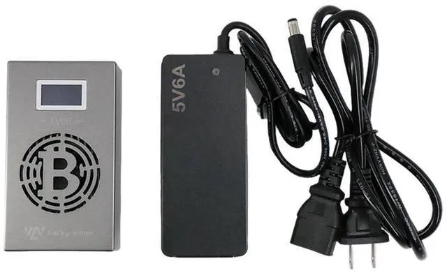 Alt view image 2 of 5 - DigLucky Lucky Miner LV06 500 GH/s SHA256 Desktop Solo Miner, 15W STEM Education Crypto Node, 2.4GHz WiFi Bitcoin Miner Hardware