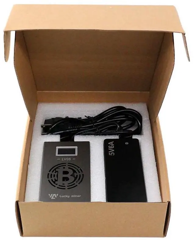 Alt view image 5 of 5 - DigLucky Lucky Miner LV06 500 GH/s SHA256 Desktop Solo Miner, 15W STEM Education Crypto Node, 2.4GHz WiFi Bitcoin Miner Hardware