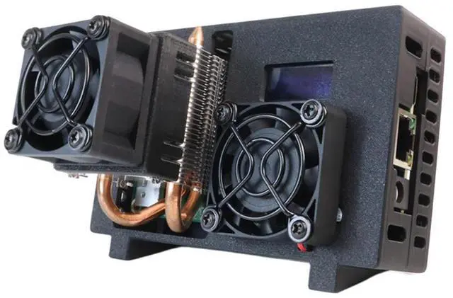 Alt view image 2 of 6 - DigLucky Luckyaxe B101 Desktop ASIC Miner - SHA-256, 1.8-2.0 TH/s, 40W - 2.4G/5G Dual-Band WiFi & RJ45 Gigabit - Active Air Cooling Solo Mining Node with 60W PSU