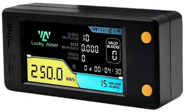 Alt view image 4 of 4 - DigLucky LuckyMiner LV02 250 KH/s SHA256 USB Micro-Node, Type-C Desktop Solo Miner with LCD Display, Protocol Testing Hardware