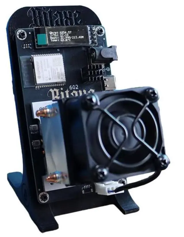 Alt view image 4 of 4 - DigLucky Bitaxe Gamma 602 (601 Plus Upgraded) Desktop Solo Miner | 1.8 TH/s BM1370 ASIC | 35W Ultra-Low Power | 2.4G WiFi Built-in | Open Source Hardware