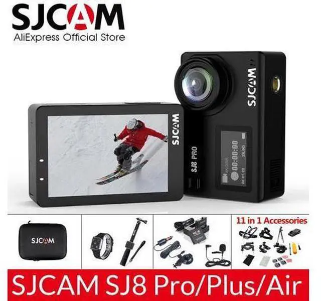 Main image of 4K Action Camera SJ8 Pro/SJ8 Plus/SJ8 Air 1296P 4K 30fps/60fps HD Remote Control Helmet Waterproof Camera FPV Sports DV