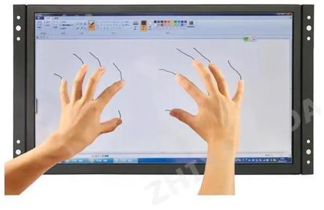 Main image of GC1116 11.6 Inch High Resolution 1920*1080 Open Frame Capacitive Touch Monitor With VGA//USB Sperkers