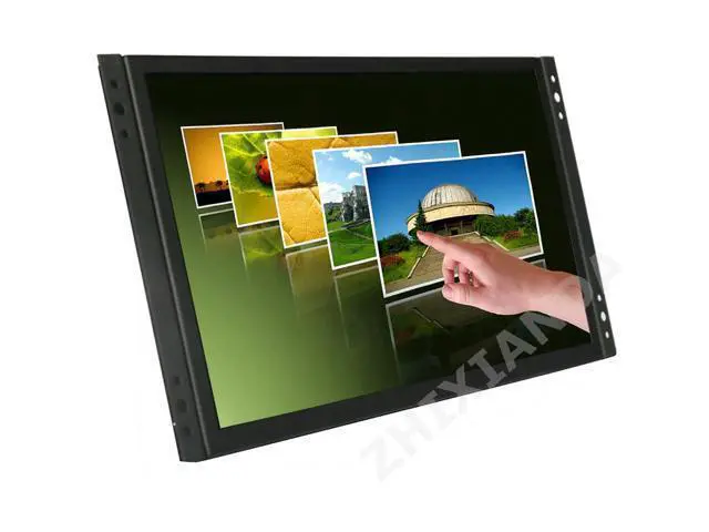 Alt view image 3 of 5 - GC1116 11.6 Inch High Resolution 1920*1080 Open Frame Capacitive Touch Monitor With VGA//USB Sperkers