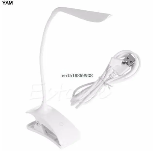 Main image of Lamp Dimmable USB Rechargeable Touch Sensor LED Clip-On Table Reading Light Lamp