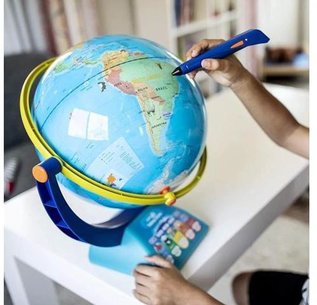 Alt view image 2 of 7 - Educational Insights Geosafari Junior Talking Globe-Featuring Bindi Irwin Learning Toy