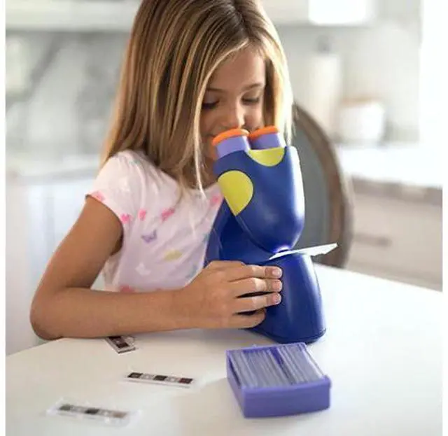 Alt view image 5 of 5 - GeoSafari Jr Talking Microscope Asian Audio Microscope for Kids STEM amp Science Toy Interactive Learning Ages 4+