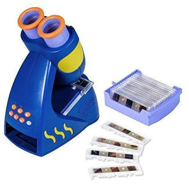 Main image of Educational Insights GeoSafari Jr. Talking Microscope (English & Asian Audio Version), Microscope for Kids, STEM & Science Toy, Interactive Learning, Ages 4+