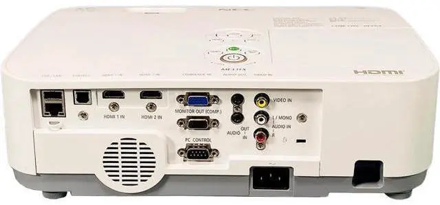 Alt view image 2 of 7 - NEC ME331X 3LCD Projector Portable 3300 Lumens 1080p Conference Room, Bundle HDMI Cable Remote Control Power Cable