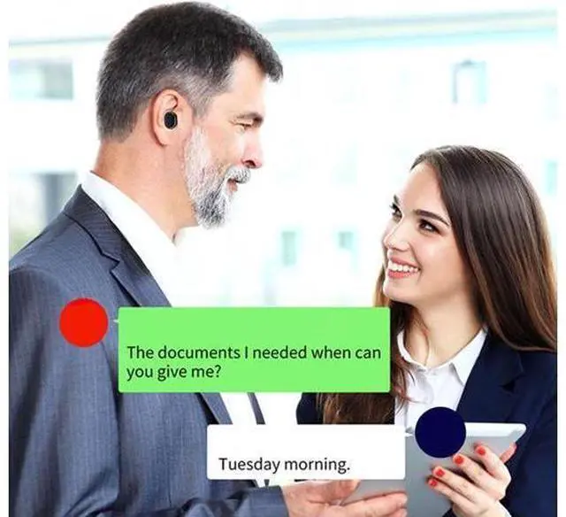 Alt view image 6 of 7 - Language Translator Earbuds, 144 Languages Real Time Translation Earphones, 3 in 1 Translator Earbuds 144 Languages Accents, Translation Device Translation Earbuds in Real Time