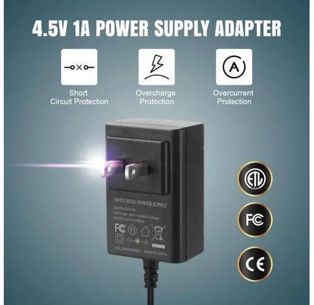 Alt view image 2 of 7 - AC Power Supply Adapter for 3 AA Battery AA Battery Replacement Adapter for LED Light Decorations (Black)