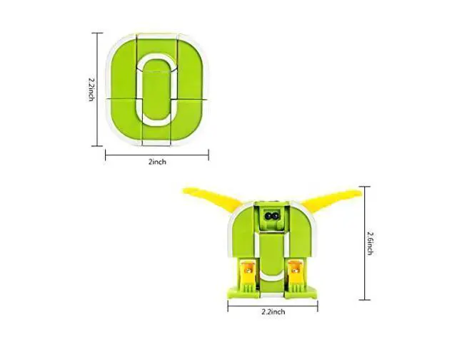 Alt view image 3 of 6 - Number Robots Transforming Autobots Toy Educational STEM Learning Bots Fine Motor Skill Toys Gift for 3 4 5 6 Years Old Boys Preschool Toddlers Kids 09 Numbers Robots