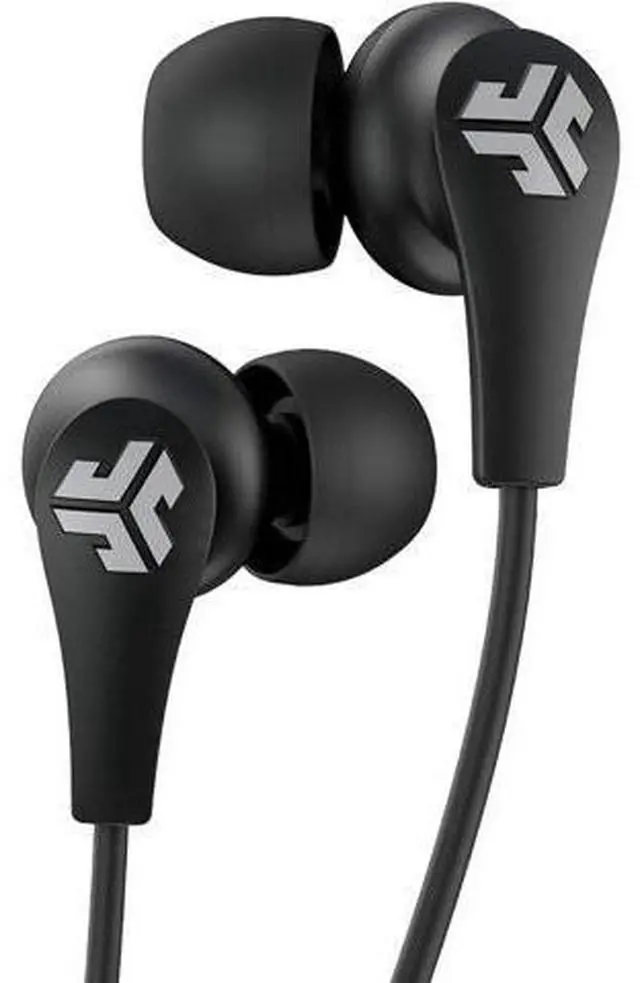 Alt view image 2 of 7 - JBuds Pro Bluetooth Wireless Signature Earbuds Black Titanium 10mm Drivers 10-Hour Battery Life Music Controls Noise Isolation Bluetooth 4.1 Extra Gel Tips and Cush Fins