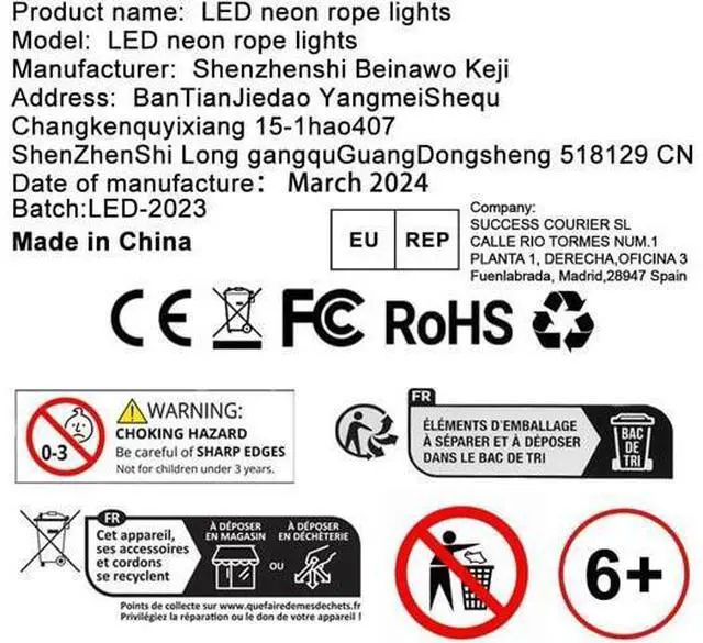 Alt view image 2 of 7 - 100ft Led Strip Lights Long Smart Led Light Strips Music Sync 5050 RGB Color Changing Rope Lights Bluetooth APP/IR Remote/Switch Box Control Led Lights for Bedroom Home Decoration Party Festival