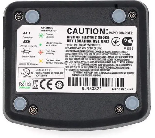 Alt view image 6 of 7 - JVFYI RLN6175 RLN6304 RLN6332 Rapid Charger for Motorola CP110 RDU4160D RDU4100 RDM2070D RDU2080 RDU2020 RDV5100 RDV2080 RDV2020 Two Way Radio Battery Charging RLN6305 RLN6308 RLN6351