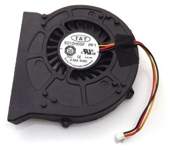 Alt view image 2 of 6 - 6010H05F PF1 3PIN For MSI GX400 CX420 EX620 EX623 GX623 EX623GS EX625 EX628 EX630 EX628 MS-1674 Laptop CPU Cooling Fan