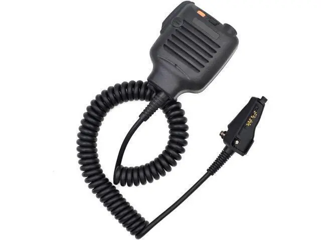 Alt view image 4 of 6 - JVFYI KMC-25 Speaker Microphone for Kenwood Walkie Talkies NX200 NX300 NX330 NX410 NX5200 NX5300 TK2180 TK3180 TK5210G TK5310 TK3140 TK3185 TK385 KMC25 Radios Shoulder Mic