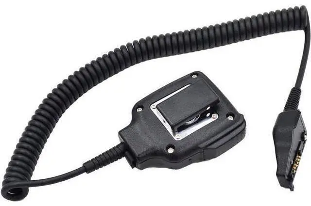 Alt view image 6 of 6 - JVFYI KMC-25 Speaker Microphone for Kenwood Walkie Talkies NX200 NX300 NX330 NX410 NX5200 NX5300 TK2180 TK3180 TK5210G TK5310 TK3140 TK3185 TK385 KMC25 Radios Shoulder Mic