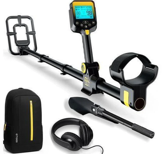 Main image of Metal Detector for Adults Waterproof - 2000mAh Chargeable Professional Cordless Gold Detector with LCD Display, Retractable Foldable Higher Accuracy Metal Detector with 10" IP68 Coil - OKESAM