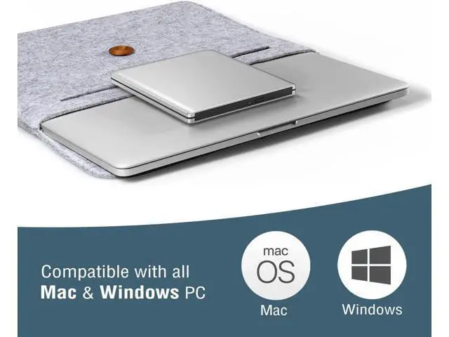 Alt view image 4 of 7 - External CD DVD +/-RW Drive USB 3.0 Type-C, Ultra Slim Portable Aluminum DVD CD ROM Optical Drive Burner Reader Writer for Apple Mac MacBook Pro/ Air, iMac, Windows 11/10/8/7 Laptop PC, Silver