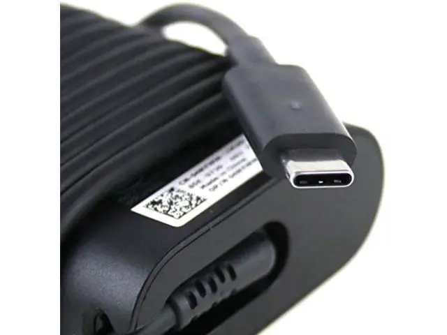Alt view image 2 of 5 - 65W USB Type C AC Charger for Dell LA65NM170, 2YKOF, 02YKOF, Dell XPS 12 9250, Dell Latitude 12 7275, Dell Latitude 3380 3390 7368 7370 7389 7390 2-in-1 E7370 Laptop Power Supply Adapter Cord