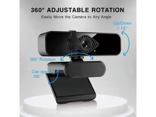 Alt view image 6 of 6 - 2K Webcam for PC, 85° View USB Computer Camera, with Noise Canceling Microphone & Privacy Cover, HD Web Camera for Desktop Laptop Monitor Mac Streaming, Gaming & Video Calling Webcam
