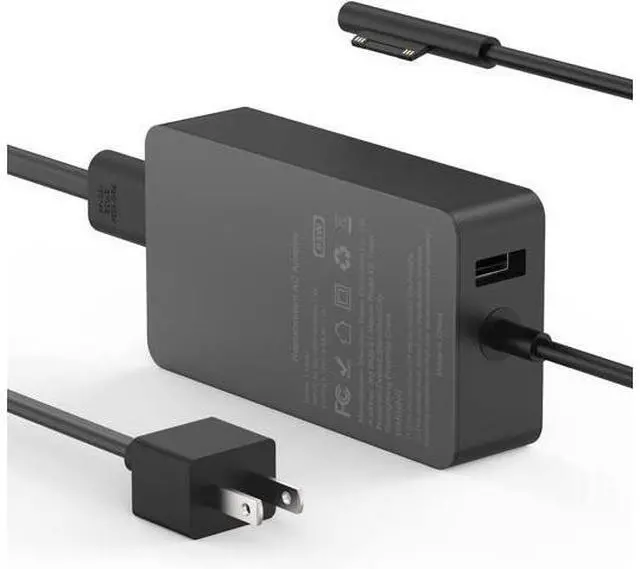 Main image of Surface Pro Charger 65W, for Microsoft Surface Pro 9/8/7+/7/6/5/4/3/X, Windows Surface Laptop 5/4/3/2/1/Studio, Laptop Go 2/1, Surface Book 3/2/1, Surface Go 3/2/1, with 10ft Magnetic Cable