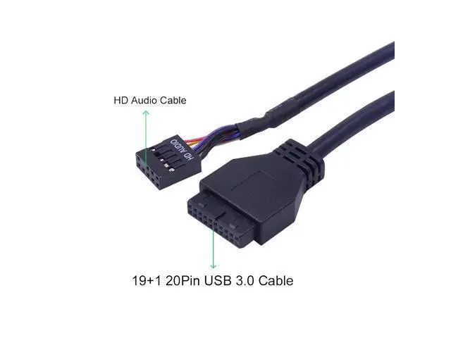 Alt view image 4 of 7 - USB HUB 5 Port USB 3.1 TYPE-C USB 3.0 Front Panel HD Audio 3.5mm Earphone Jack Mic Expansion Adapter for Desktop 3.5" Floppy Bay