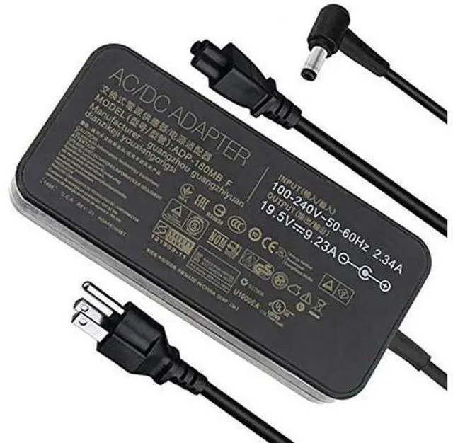 Main image of 19.5V 9.23A 180W Laptop Charger ADP-180MB F Fit for Asus ROG G750JM G751JM G750JS G75VW G75VX GL502VT G750JW G750JM G750JX G751JL G751JM G752VL G-Series Gaming Laptop AC Adapter